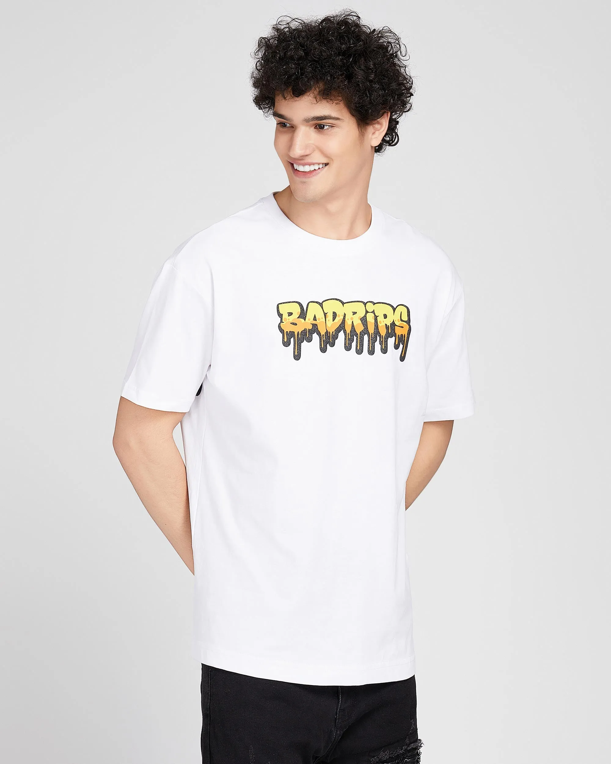 Hip-hop Fashion Letter Graffiti Tee