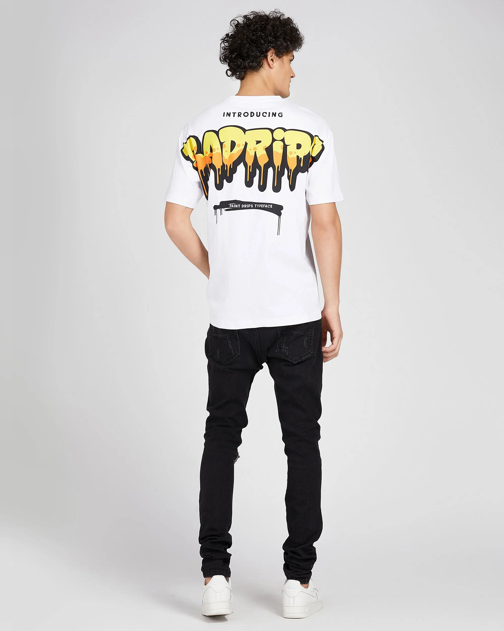 Hip-hop Fashion Letter Graffiti Tee