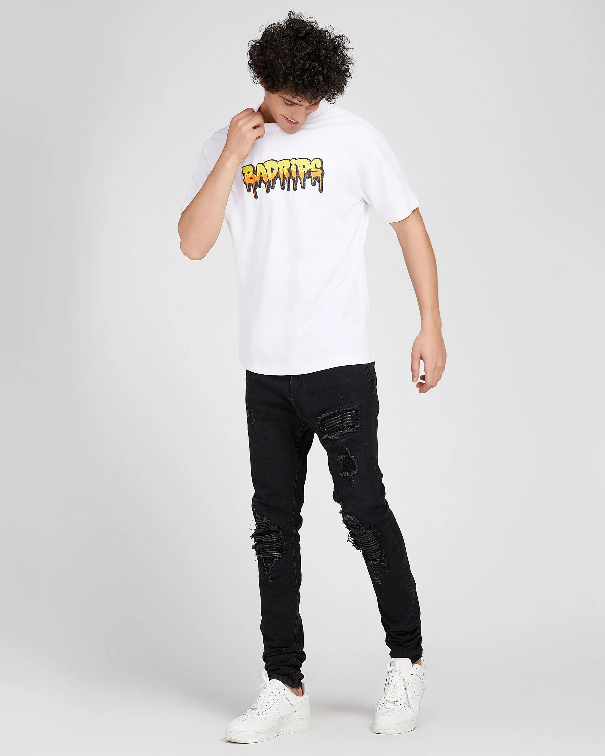 Hip-hop Fashion Letter Graffiti Tee