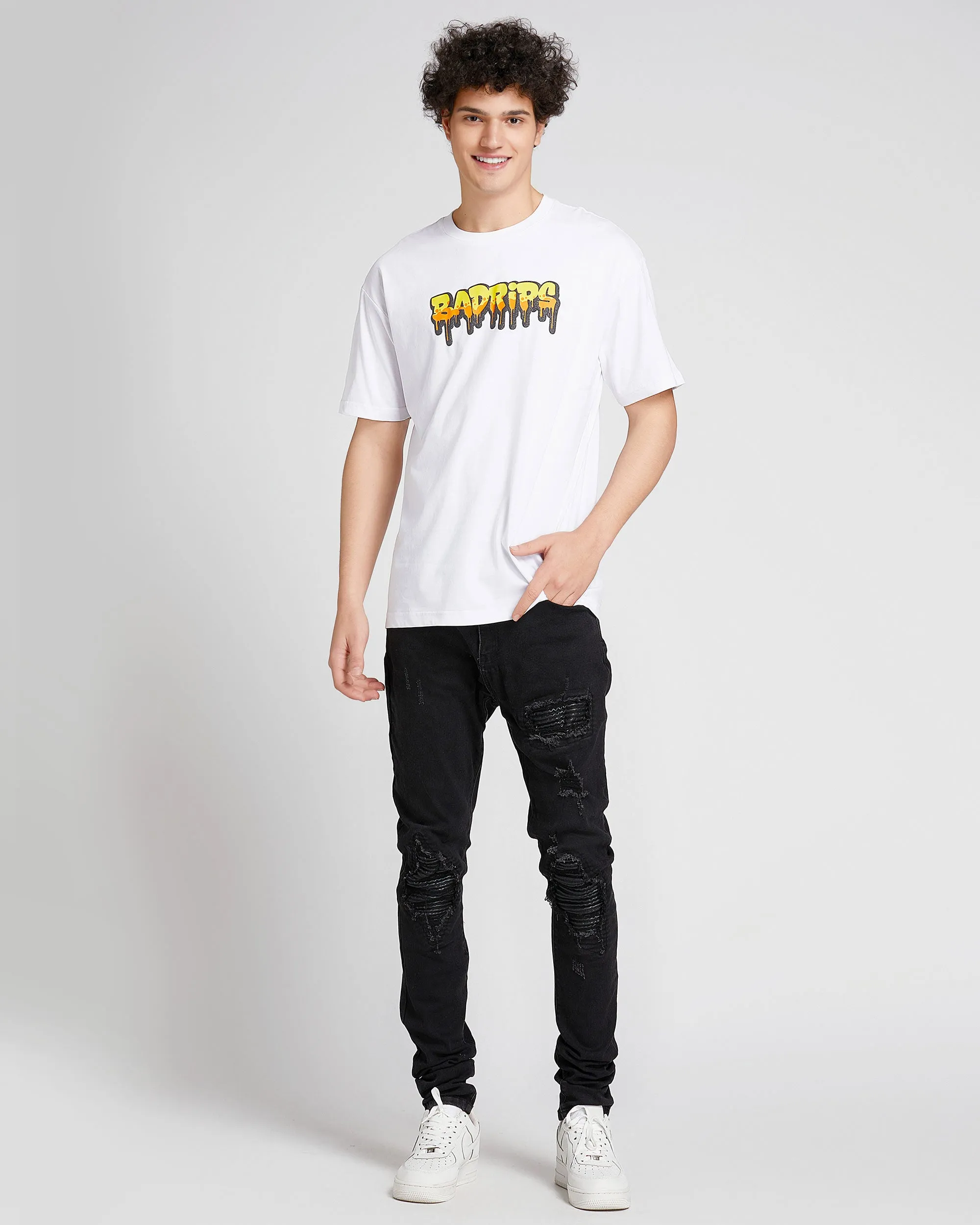 Hip-hop Fashion Letter Graffiti Tee