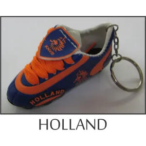 Holland Mini Soccer Shoe Key Chain