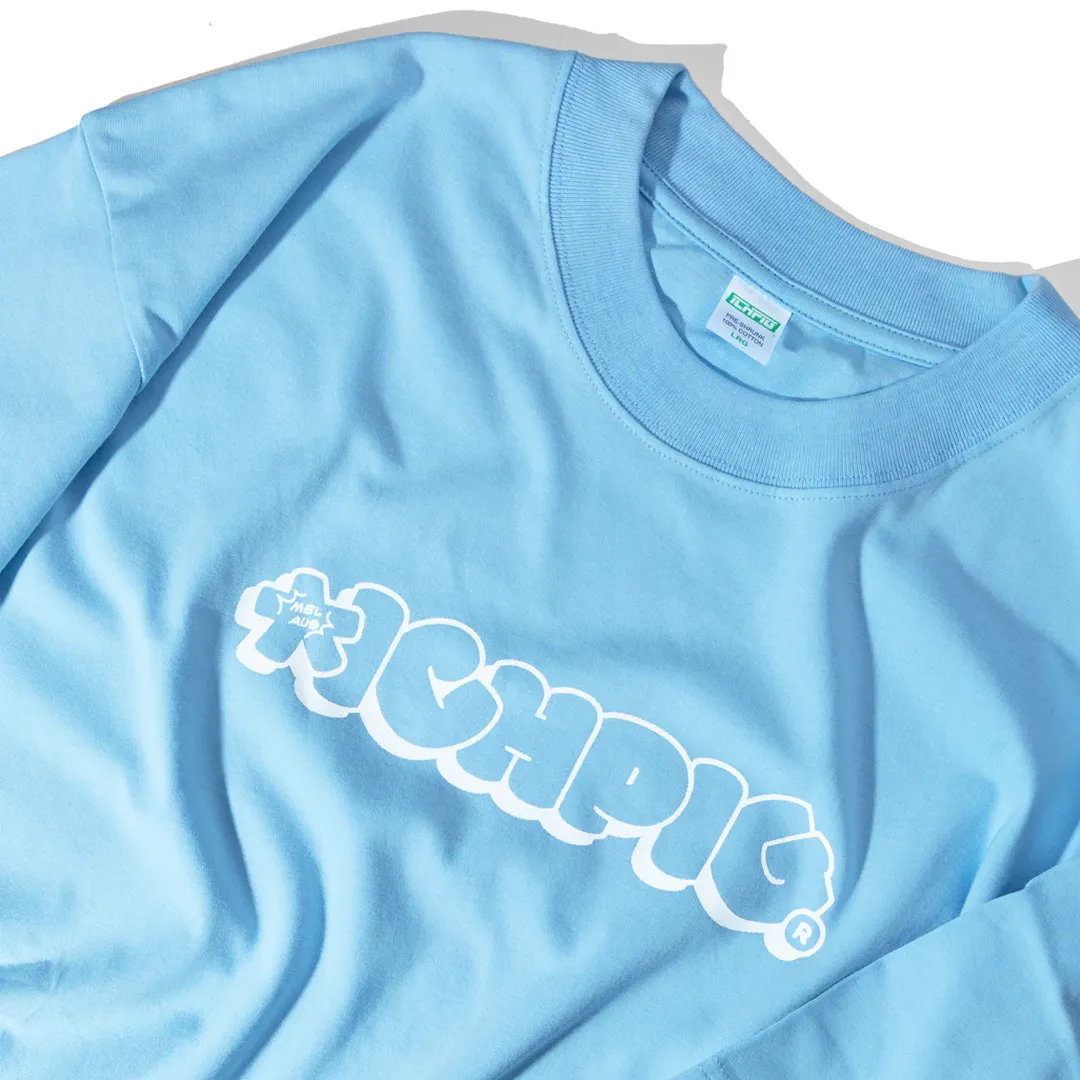 ICHPIG THROWIE TEE SKY BLUE