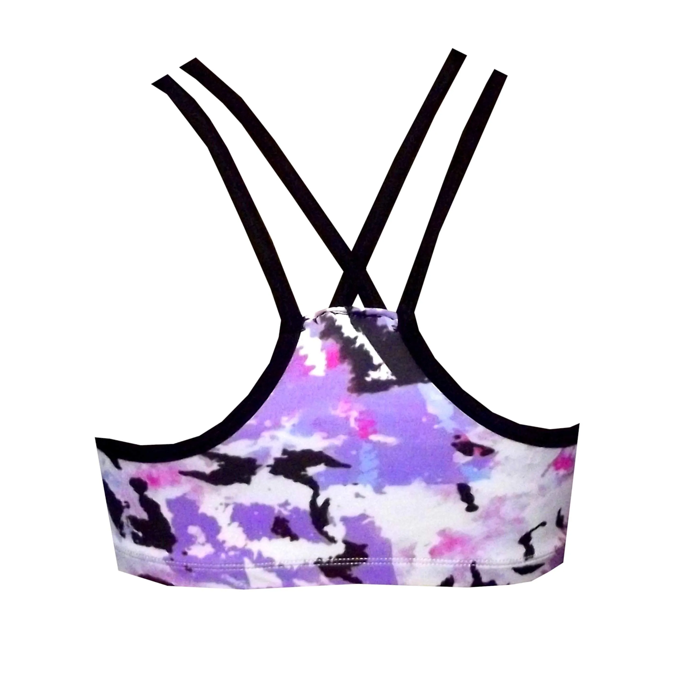 In the wild print sports crop top BK151P858