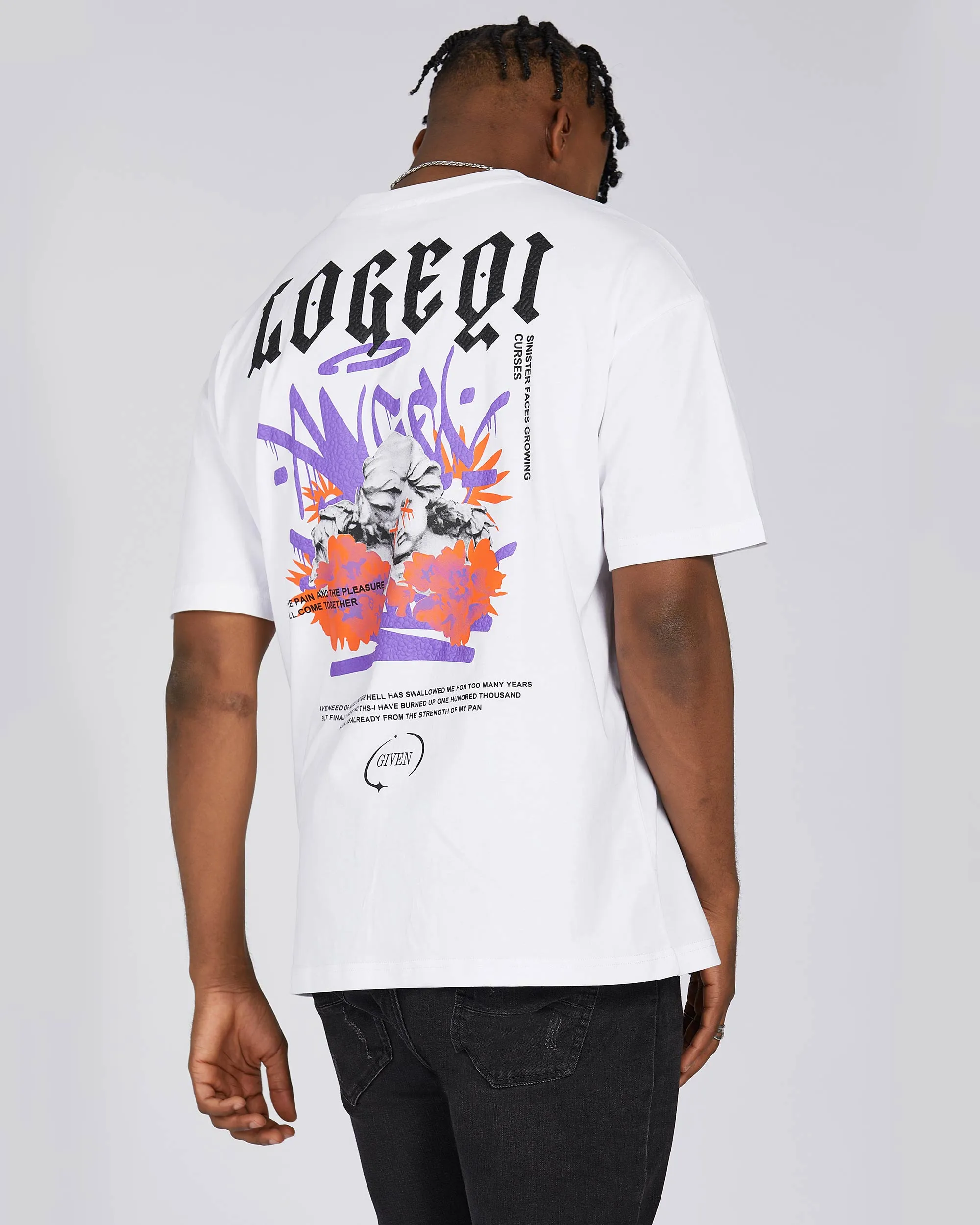 Indie Fashion Graphic Print Tee-Mexico Local Delivery