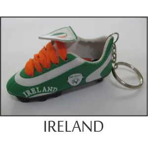 Ireland Mini Soccer Shoe Key Chain