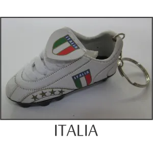 Italia Mini Soccer Shoe Key Chain