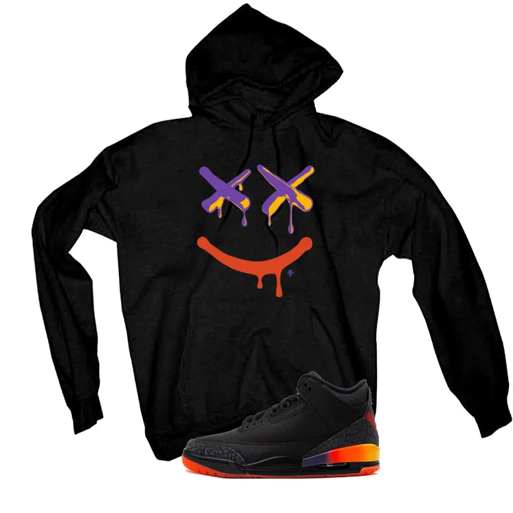 J Balvin x Air Jordan 3 Rio Black T-Shirt (Happy Drip)