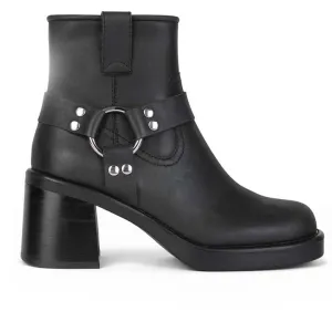 JEFFREY CAMPBELL OPERATOR BLACK BOOTS