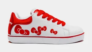 K1Ng VLC Hello Kitty Grade School Skate Shoes (White/Red)