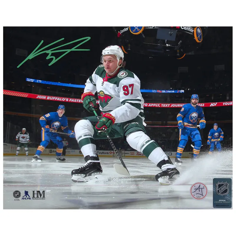 Kirill Kaprizov Autographed Minnesota Wild Rink View 8x10 Photo