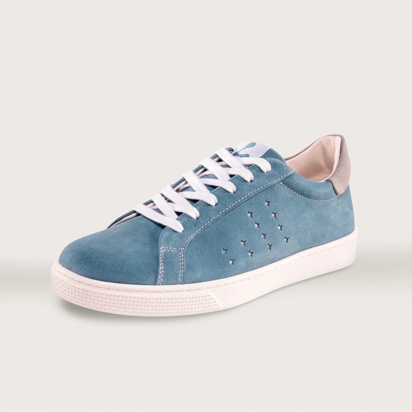 Lazo Halo Sneaker Tongue Graphic Aquamarine Blue/Smokey Quartz Grey