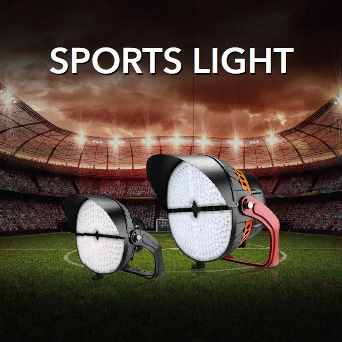 LED Sport Light, 650 Watts, 84000 Lumens, 5000K, 480V