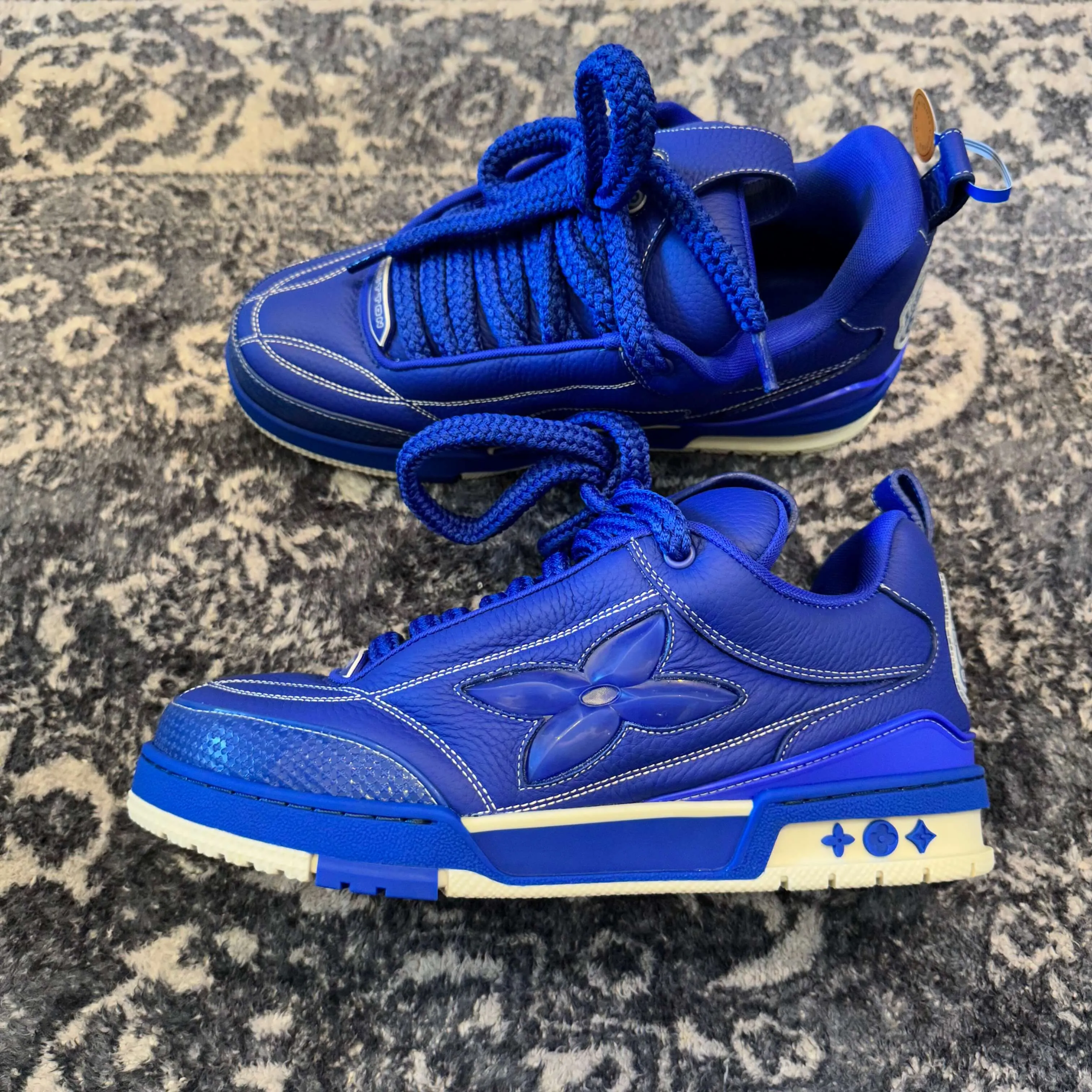 Louis Vuitton LV Trainer Blue Skate Sneaker