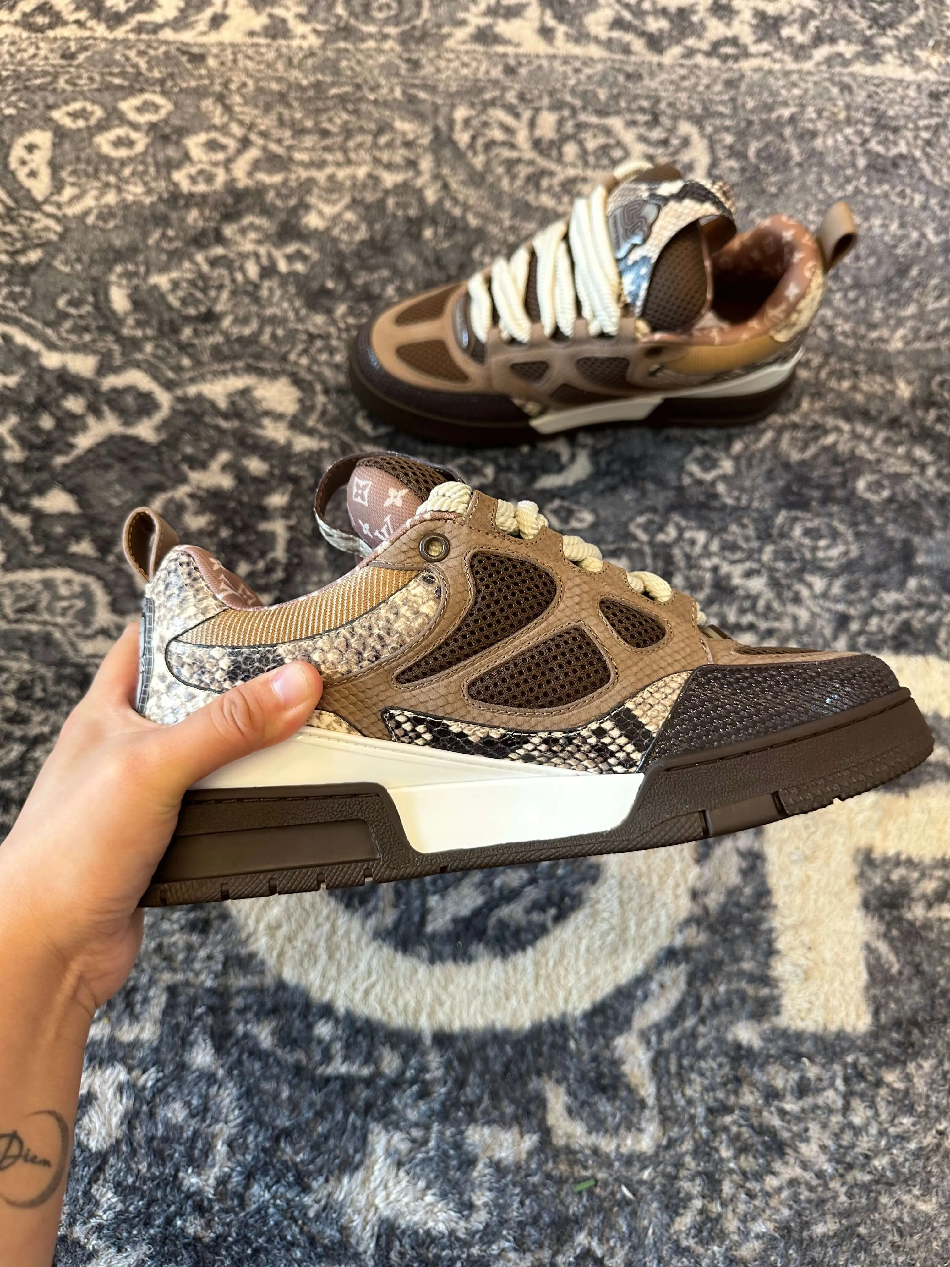 Louis Vuitton LV Trainer Brown Skate Sneaker