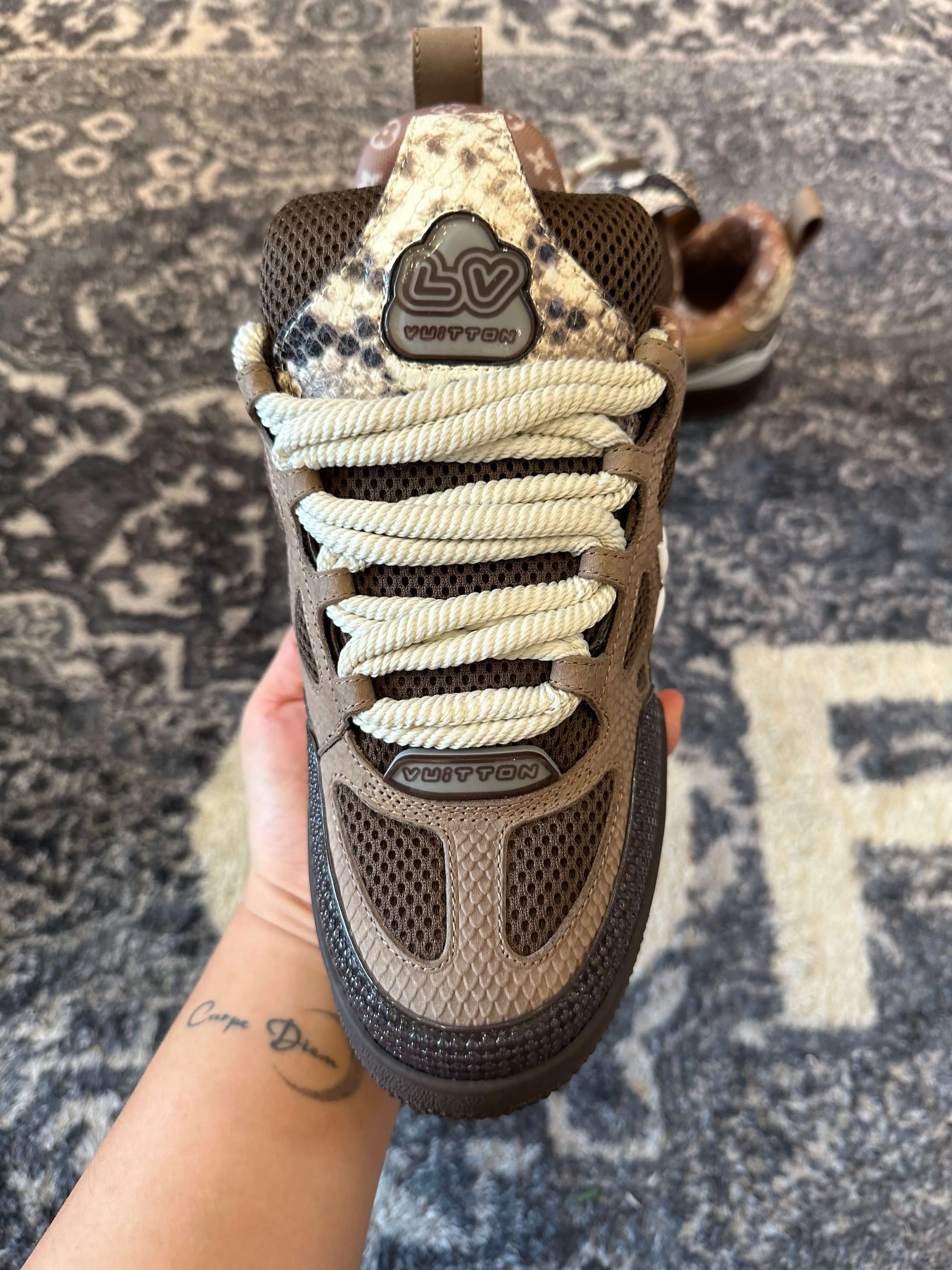 Louis Vuitton LV Trainer Brown Skate Sneaker