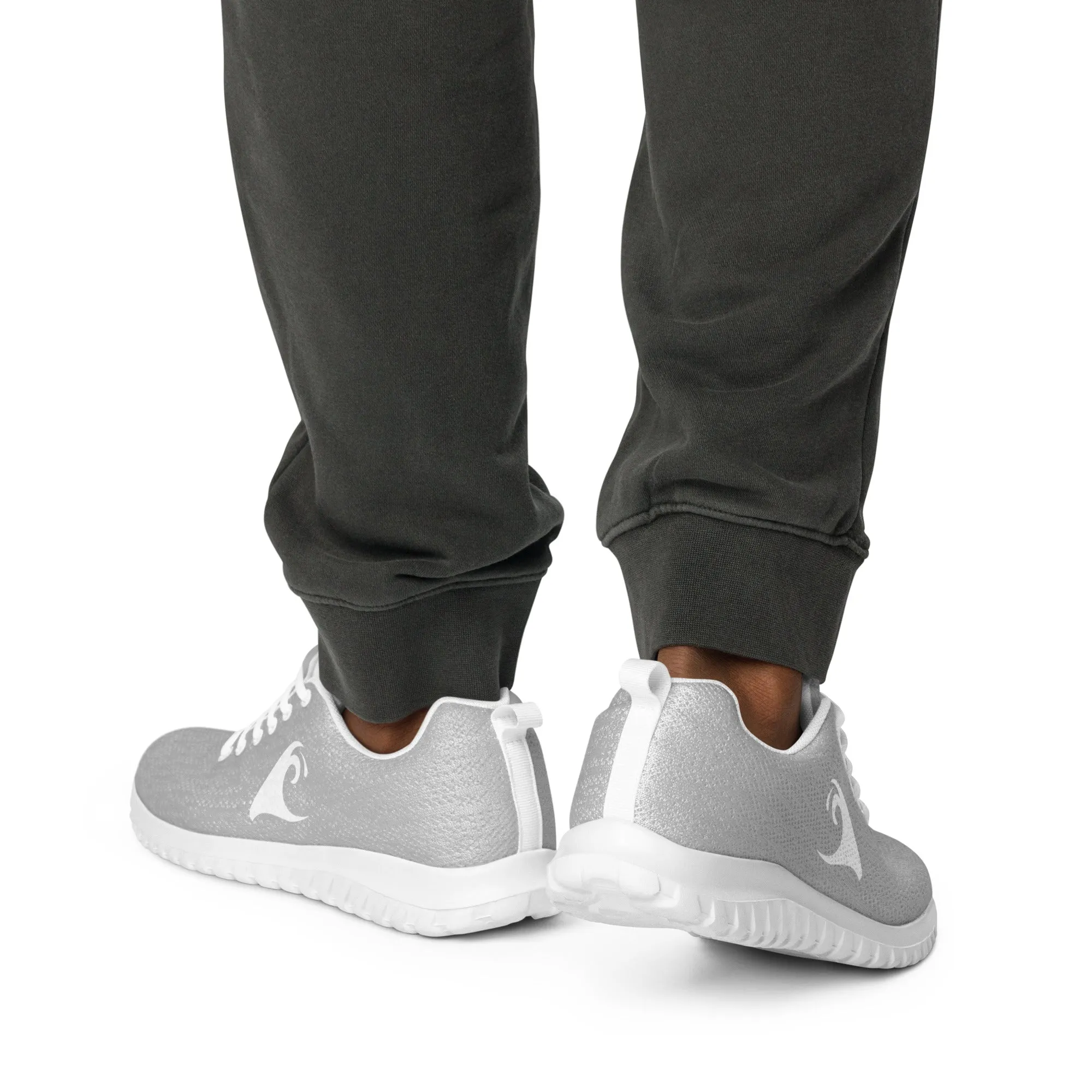 Men’s Light Gray Athleisure Shoes with Extremely Stoked Epic Wave Logo