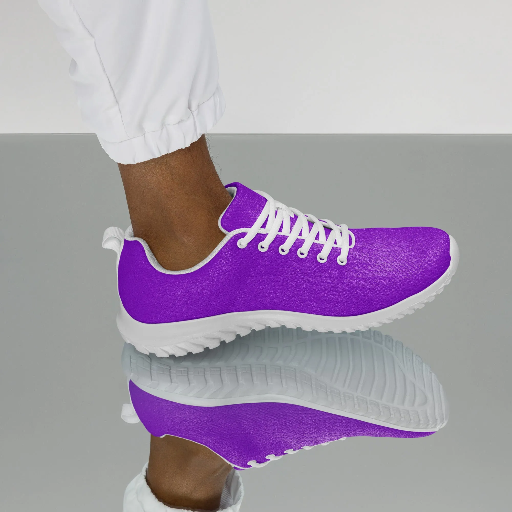 Men’s Purple Athleisure Shoes with Extremely Stoked Epic Wave Logo