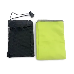 Microfiber Towel with Mesh Pouch