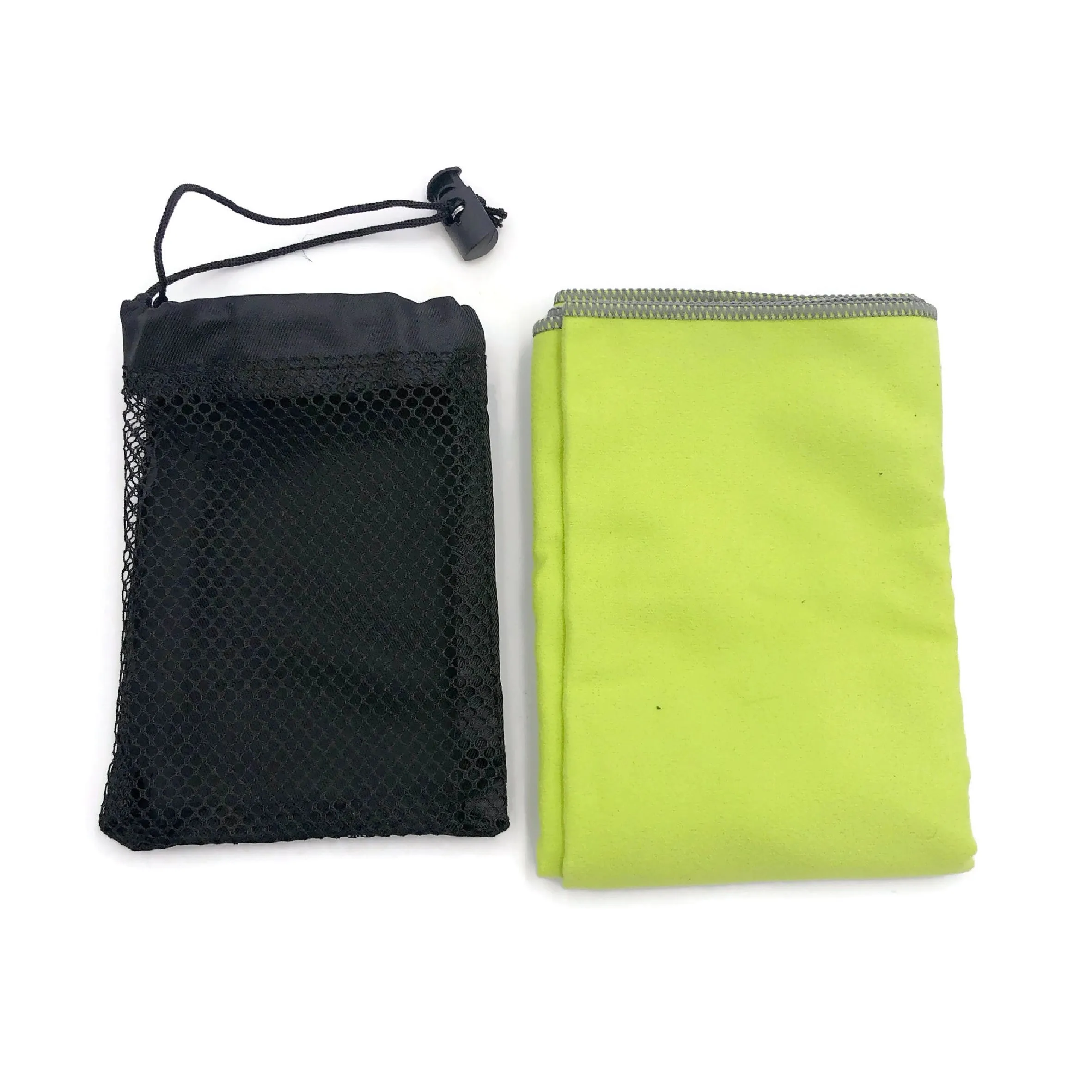 Microfiber Towel with Mesh Pouch