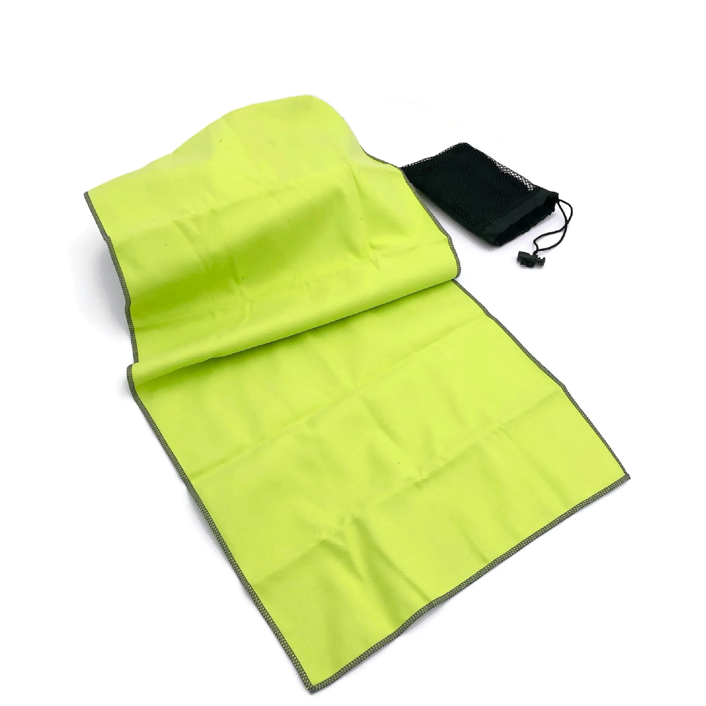 Microfiber Towel with Mesh Pouch