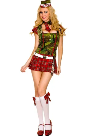 Military Recruit Costume - 5 Pieces