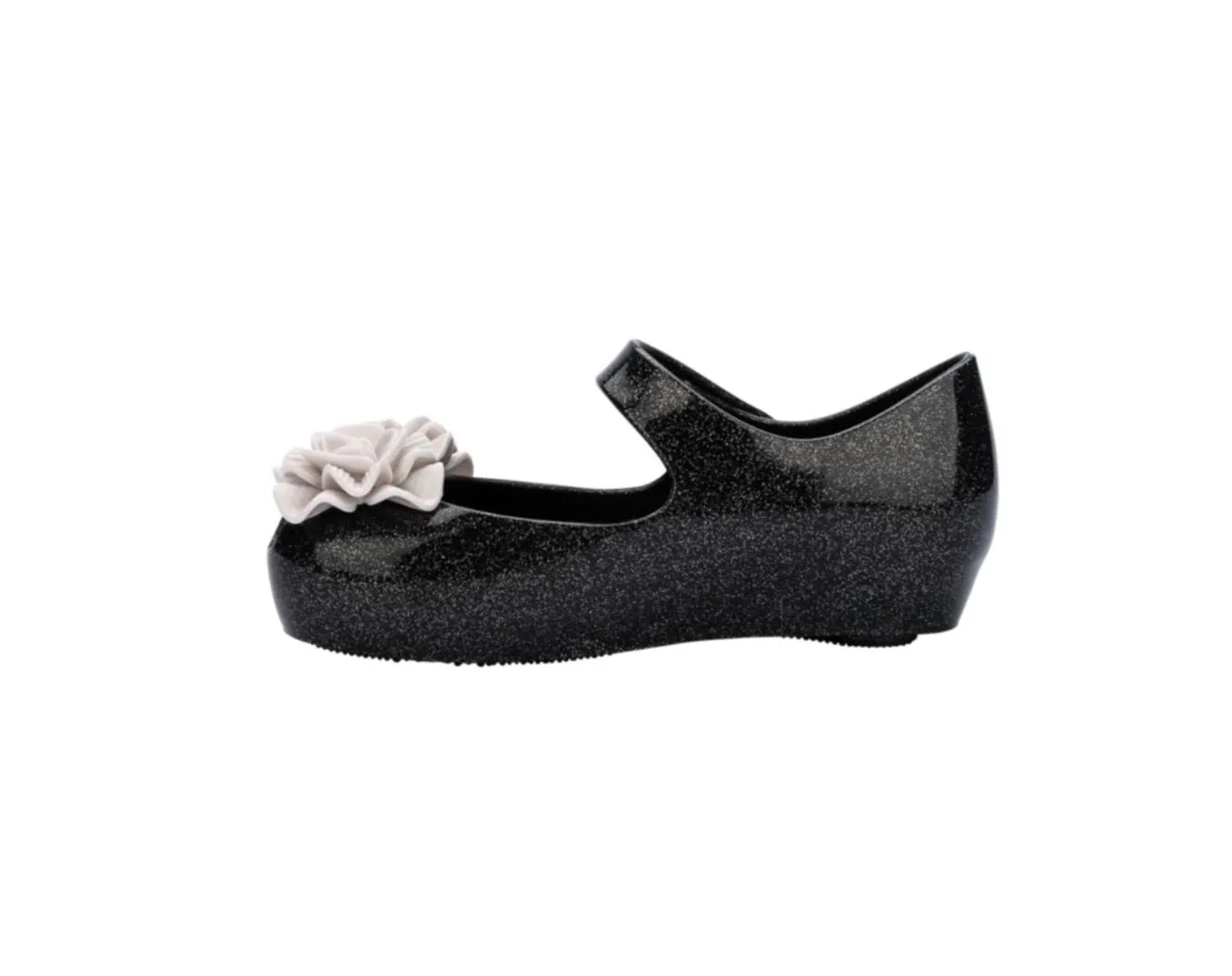 Mini Melissa Little Girls Black White MINI ULTRAGIRL GARDEN BB Shoes