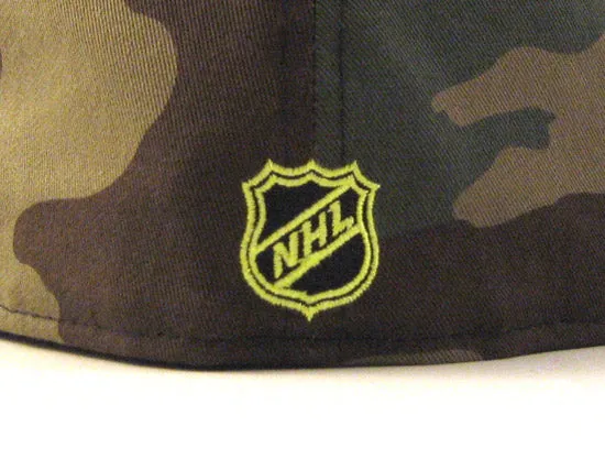 MINNESOTA WILD New Era 5950 Fitted Hats (CAMO BLACK NEON)