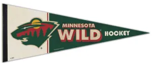 Minnesota Wild NHL Vintage Hockey Collection Premium Felt Collector's Pennant - Wincraft