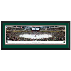 Minnesota Wild Xcel Energy Center Panoramic Picture (In-Store Pickup)