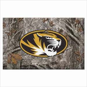 Missouri Tigers Rubber Scraper Door Mat Camo