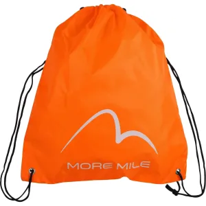 More Mile Logo Drawstring Gym Sack - Orange