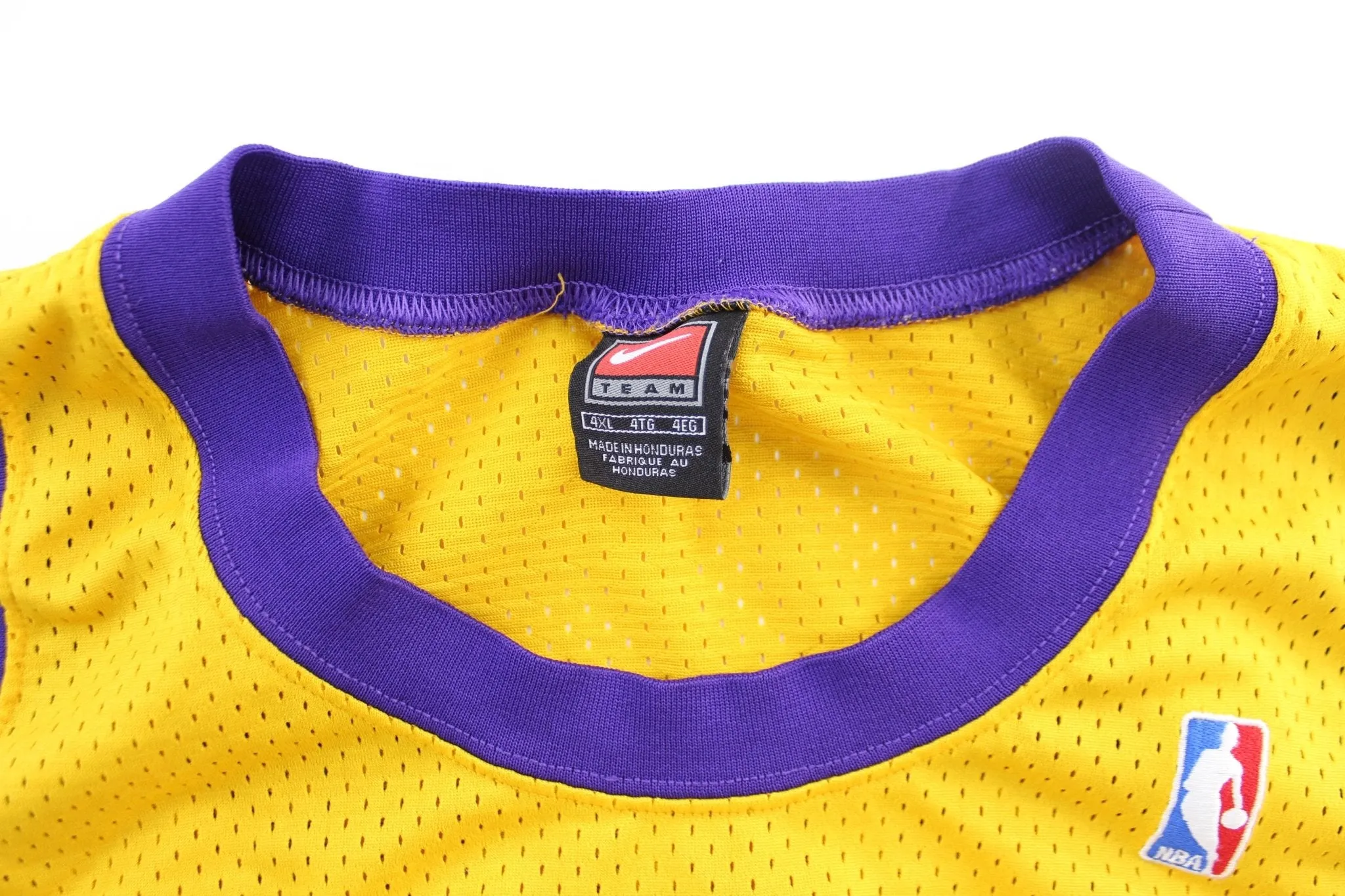 Nike Embroidered Logo Los Angeles Lakers Gary Paton Basketball Jersey