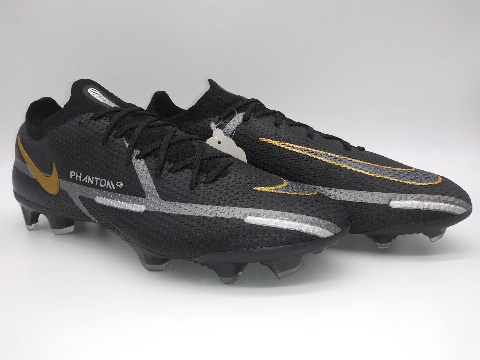 Nike Phantom GT2 Elite FG Black Metallic Gold