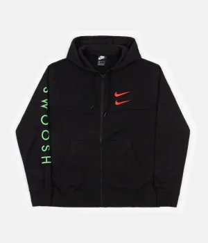 Nike Swoosh Hoodie - Black / Ember Glow