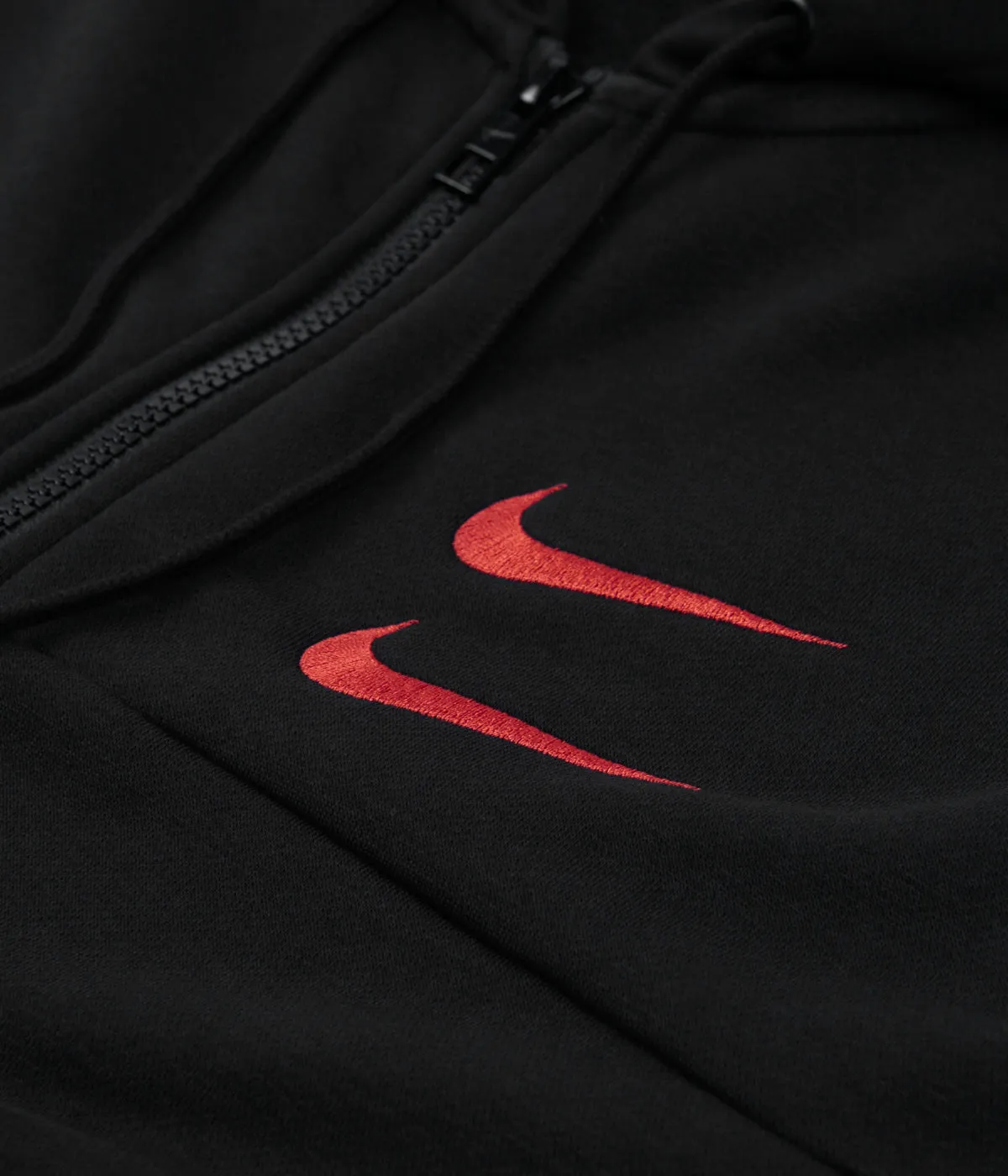 Nike Swoosh Hoodie - Black / Ember Glow