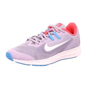 Nike Unisex Kids Downshifter 9 JDI (GS) Stellar White-Indigo Haze Road Running Shoe (CJ7234-500)