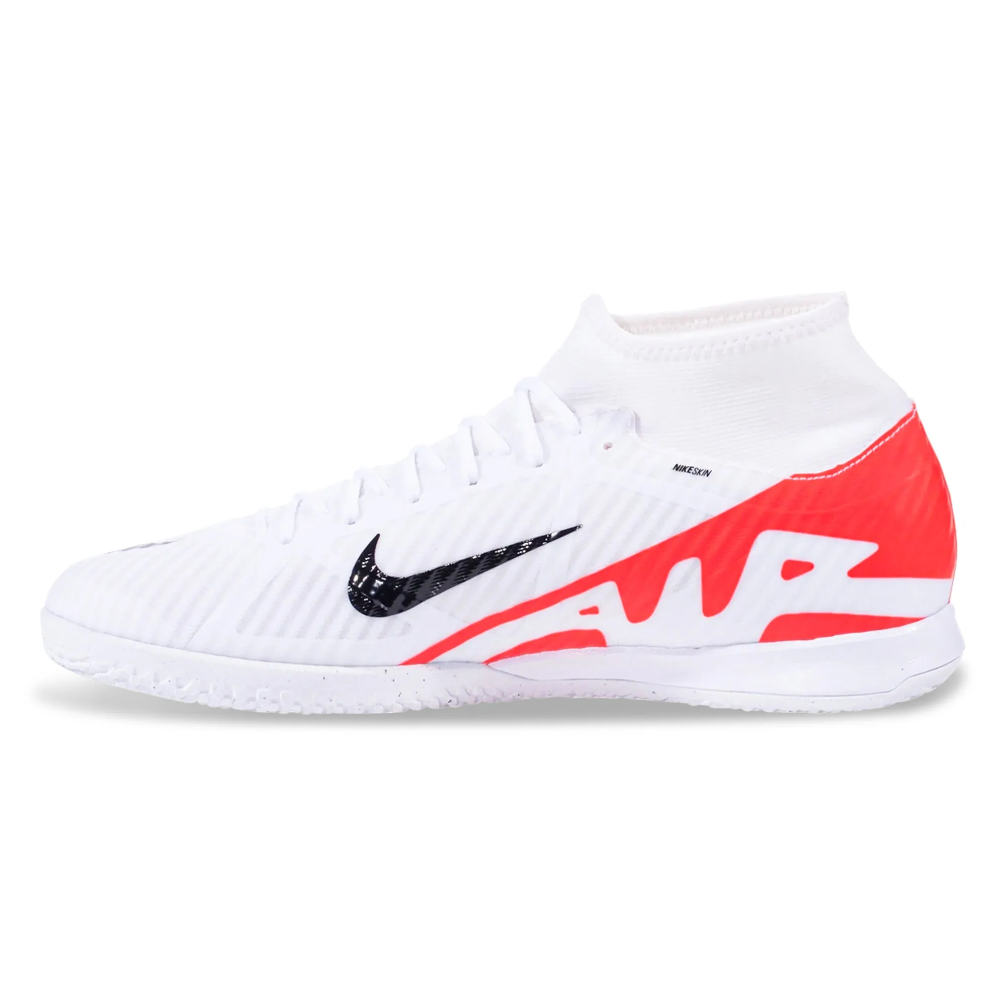 Nike Zoom Superfly 9 Academy Indoor Soccer Shoes (Bright Crimson/White)