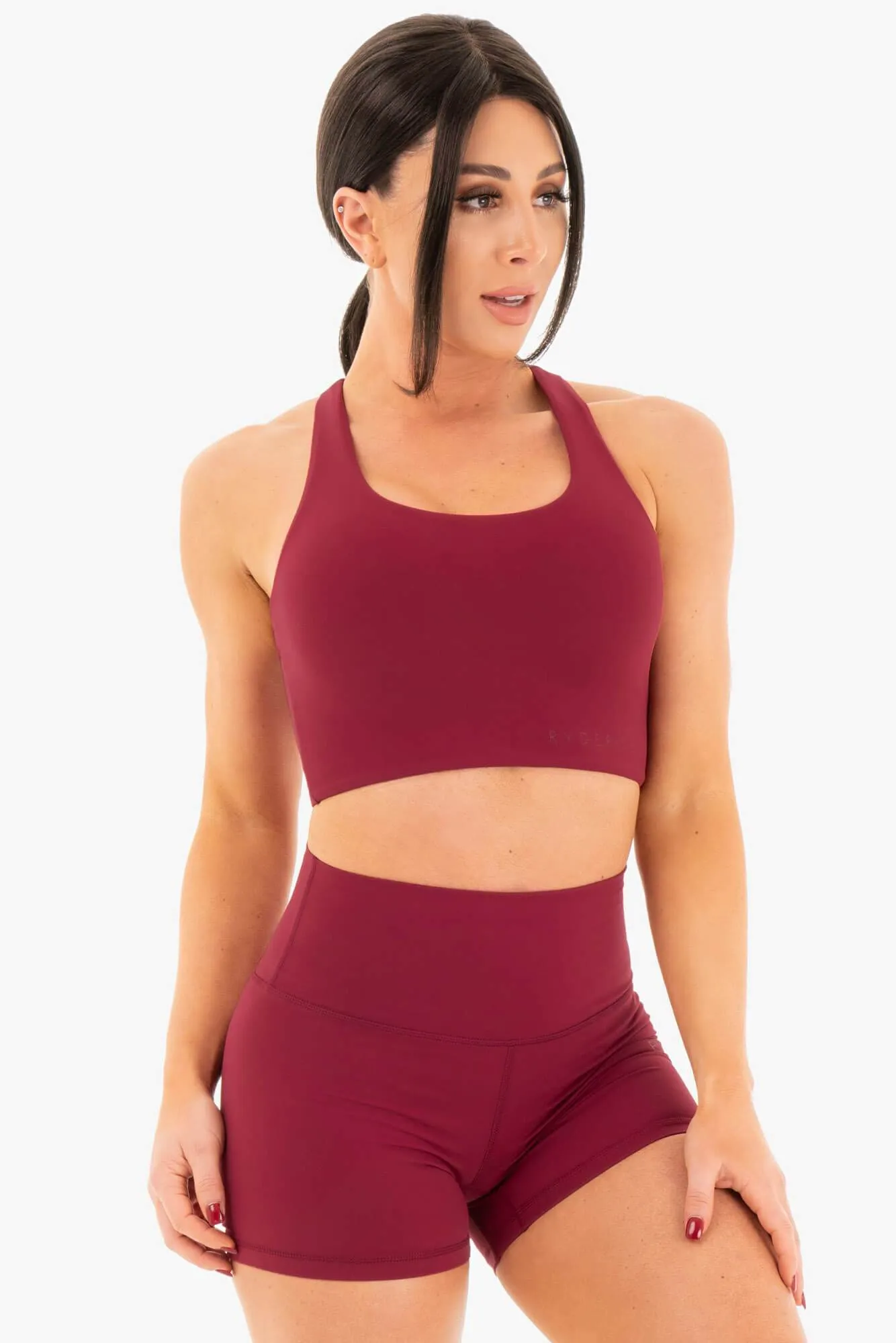 NKD Sports Bra - Berry Red