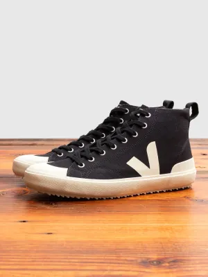 Nova HT Canvas Sneaker in Black Pierre