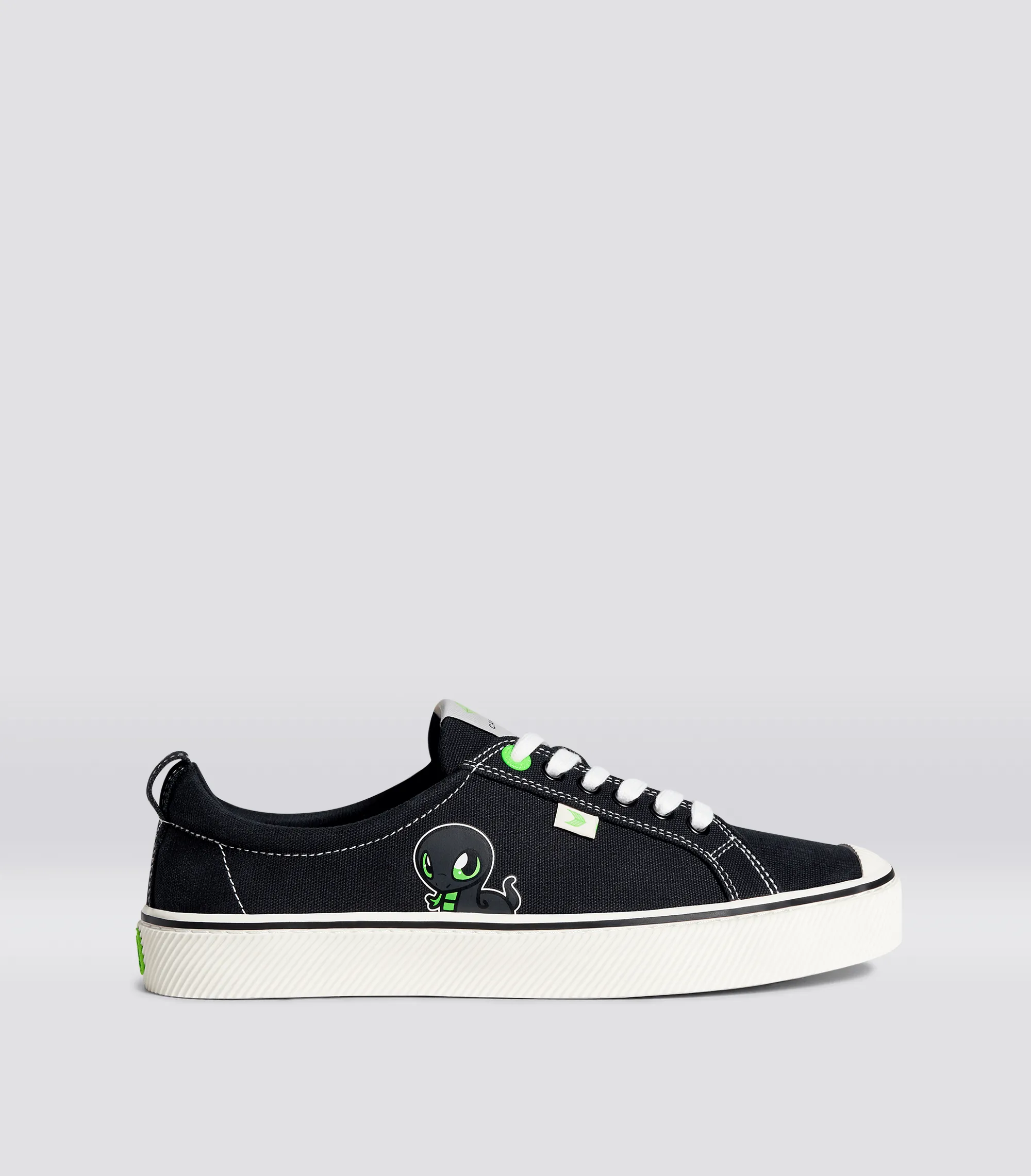 OCA Low Razer Black Canvas Sneaker Women