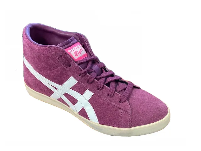 Onitsuka Tiger scarpa sneakers da donna in camoscio Grandest D3X8L 3399 viola bianco