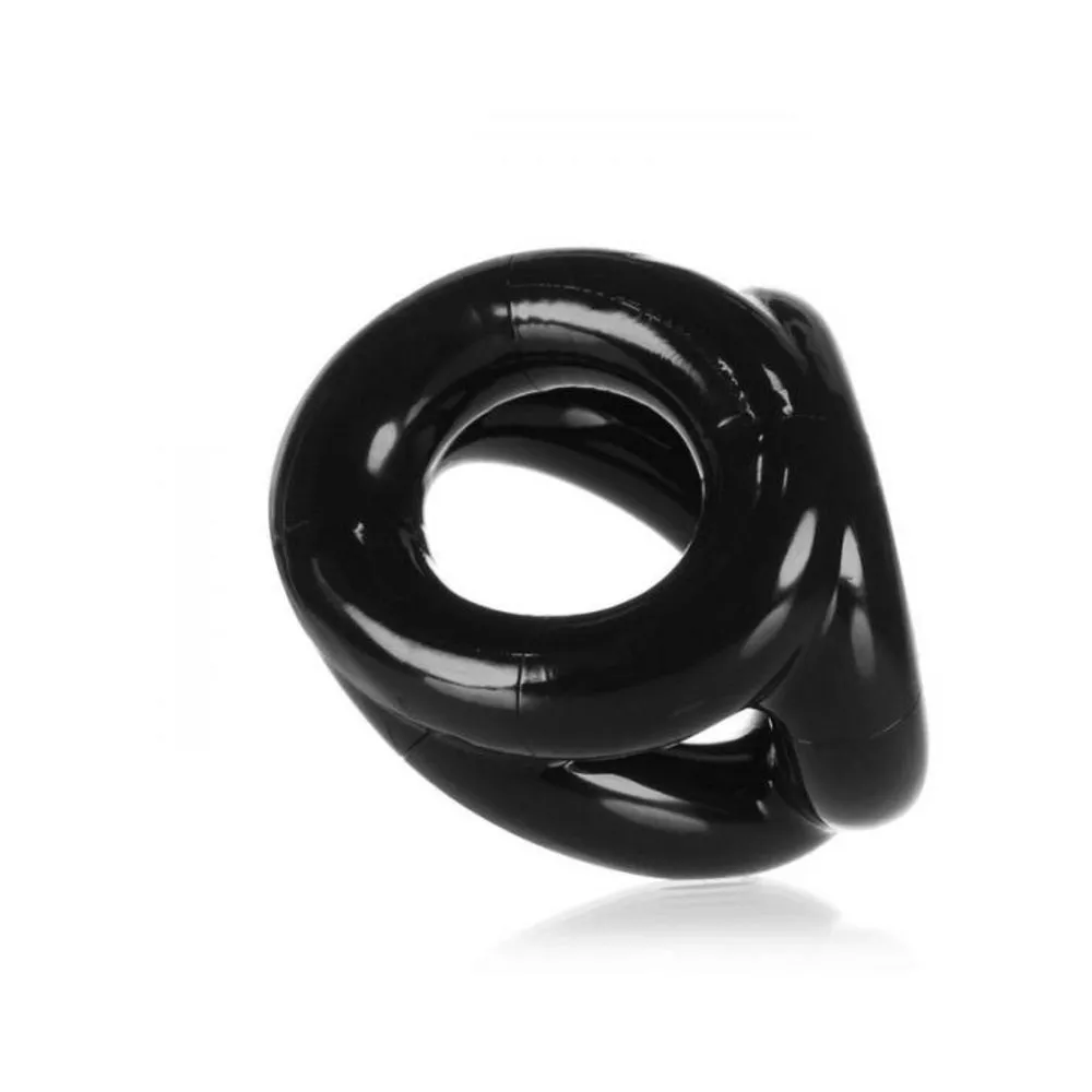 Oxballs Atomic Jock Tri-Sport 3 Ring Sling Cockring Black