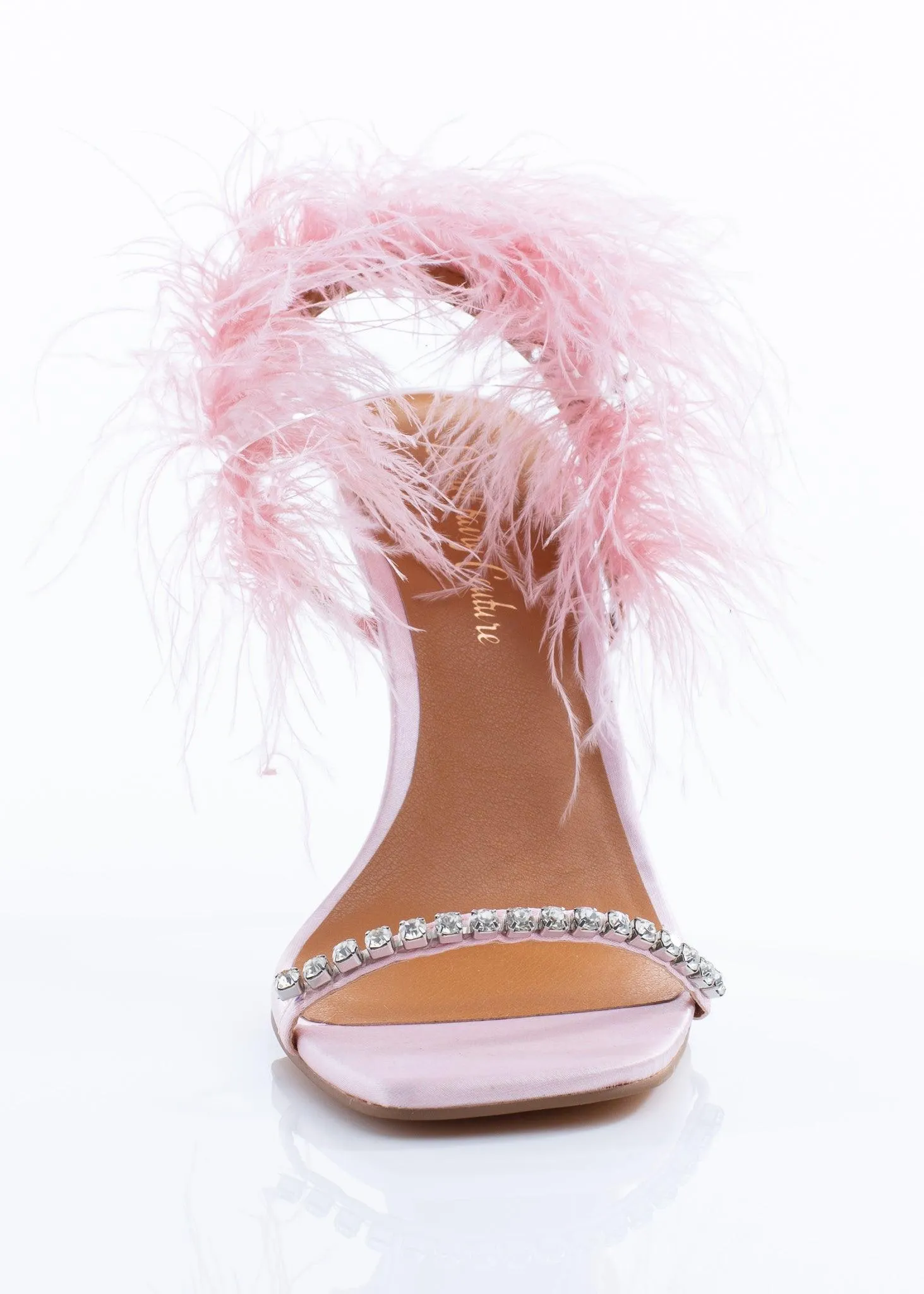 Pink Feather Heel