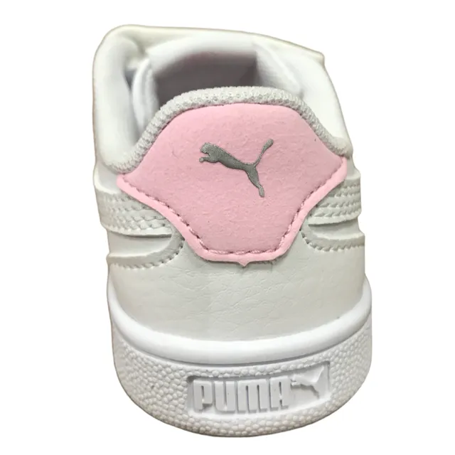 Puma scarpa sneakers con velcro da bambina Shuffle V Inf 375690 04 bianco