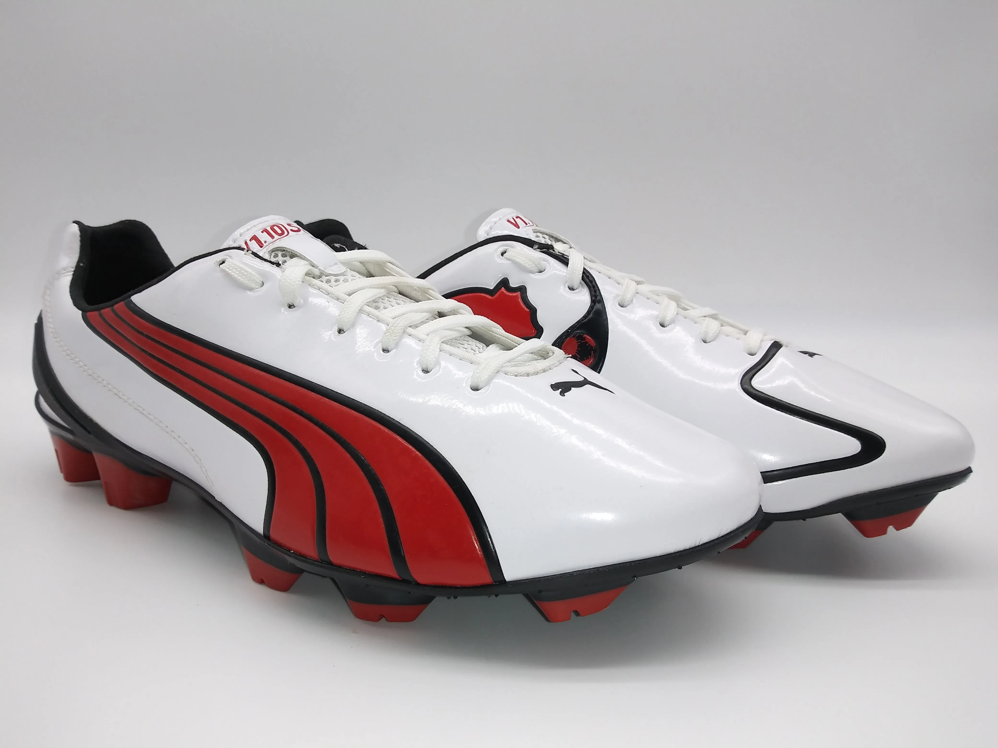 Puma V1.10 SL FG White Red Black