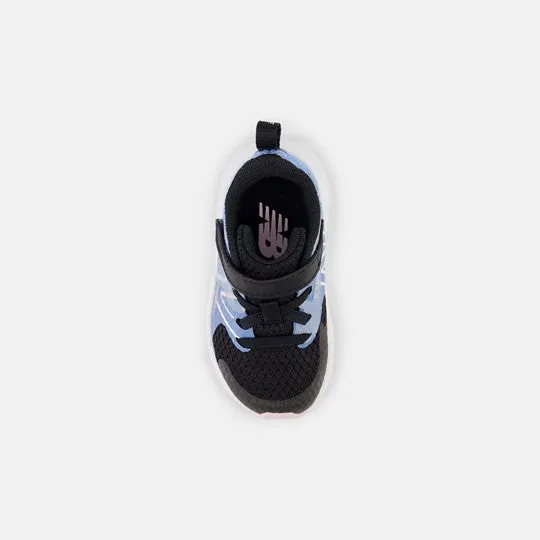 Rave Run v2 Kid's Athletic Trainer - Black with Blue Laguna & Light Raspberry