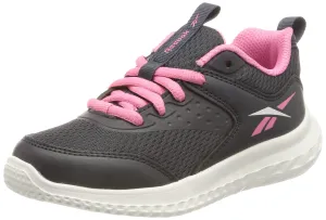 Reebok Kids Textile Rush Runner 4.0 Running Shoes VECNAV_TRUPNK/FTWWHT UK 1.5, Multicolor