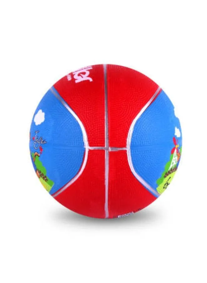 Rubber Size 3 Basketball for Kids Cartoon Ball for Indoor Playing