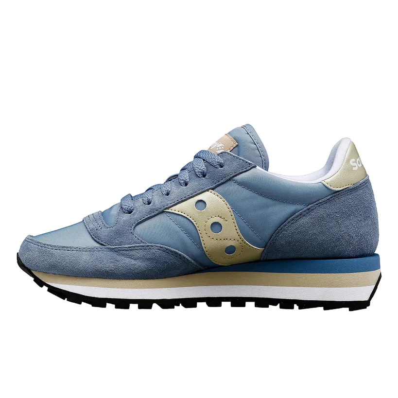 Saucony Originals scarpa sneakers da donna Jazz Triple S60530-44 blu chiaro-oro