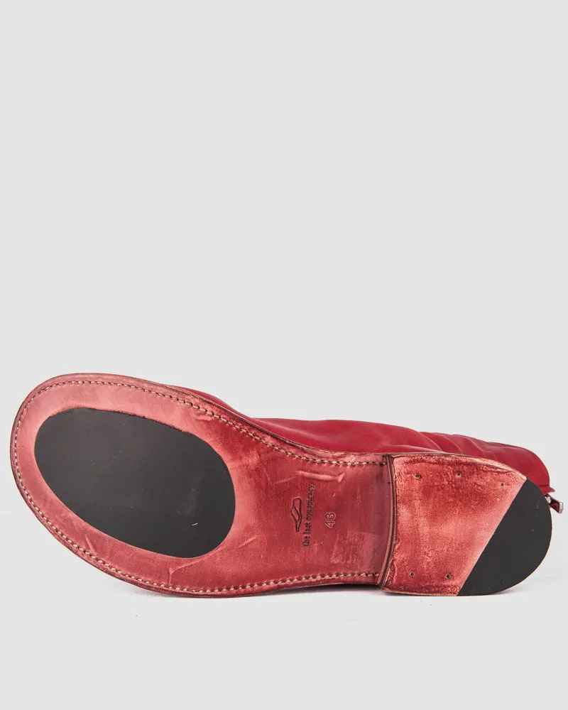 Skjold soft leather sole high shaft oxblood